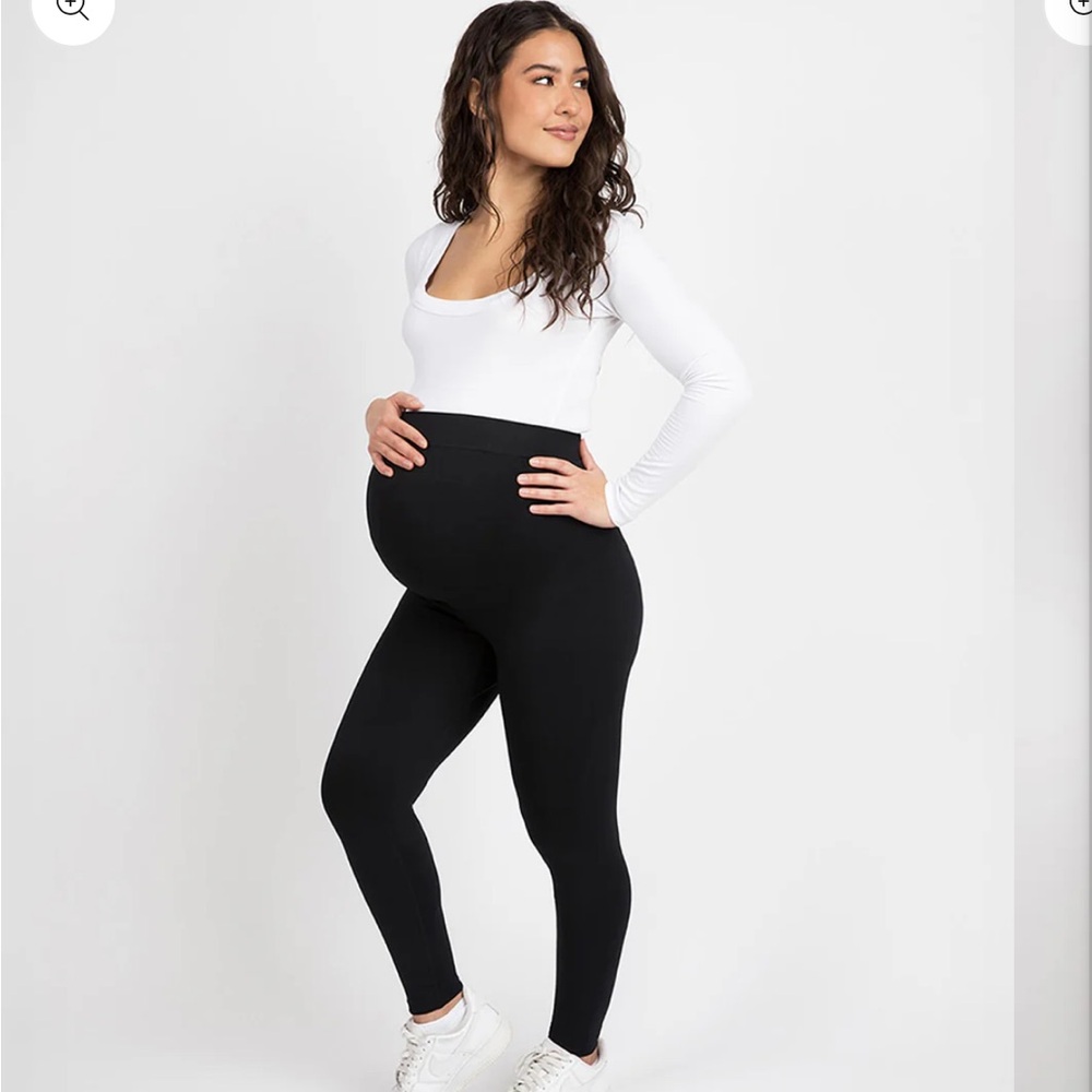 2 pairs of Black Maternity Leggings